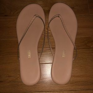 Tkee Scalloped Flip Flops